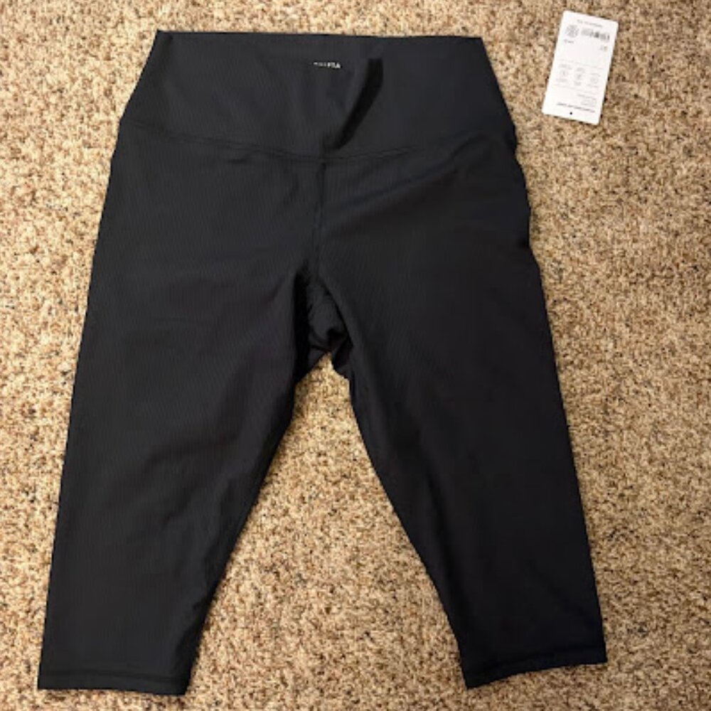 Athleta Transcend Rib Crop Leggings